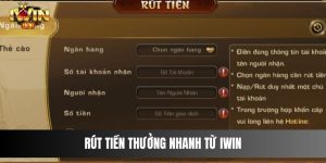 Rút tiền thưởng nhanh từ IWIN